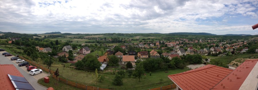 Nagysáp panoráma – Gerecse hegység látképe